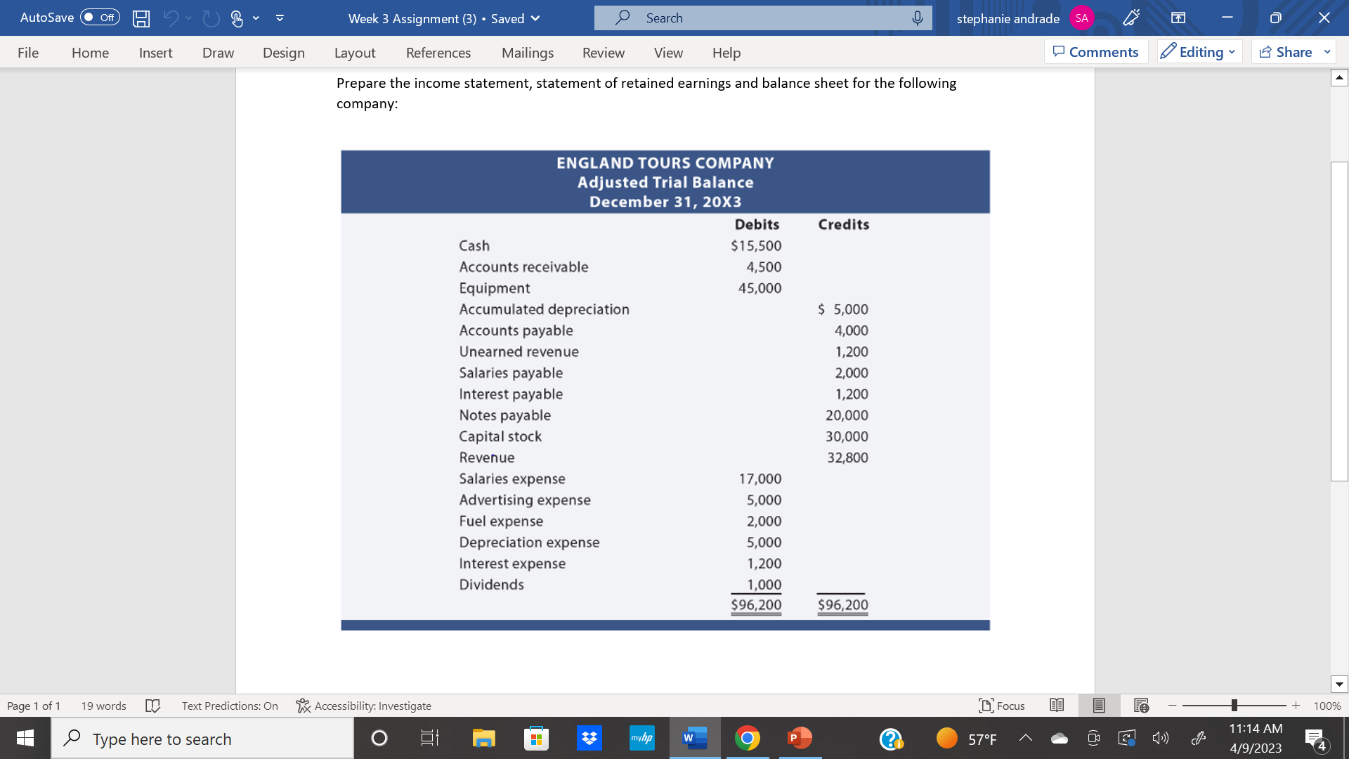 AutoSave (O Off ) Week 3 Assignment (3) . Saved v