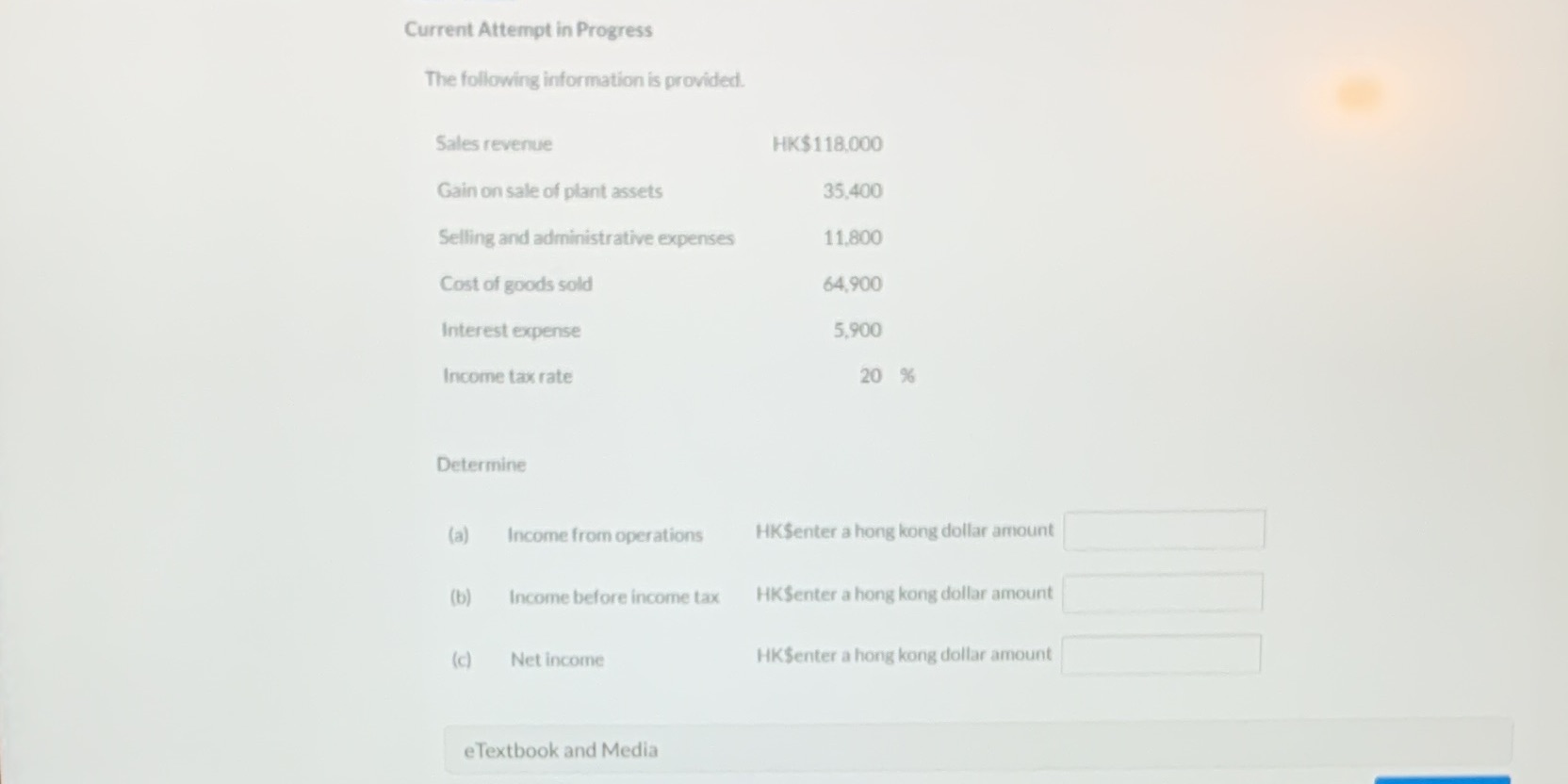 Current Attempt in Progress The following