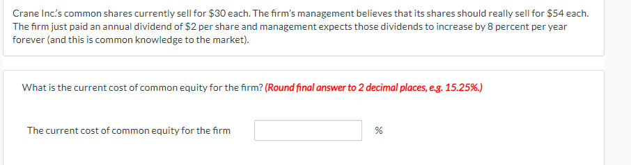 i need help 1 \fCrane has determined that it