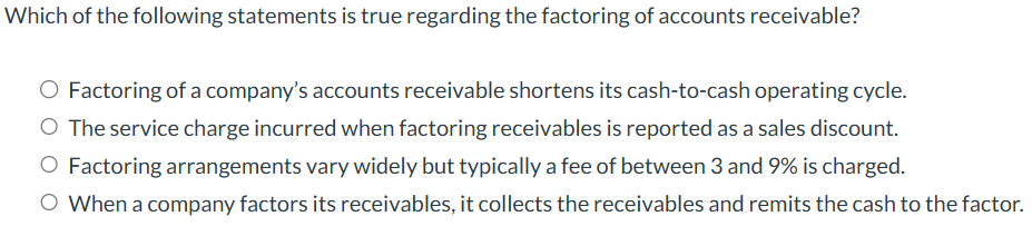 Which of the following statements is true