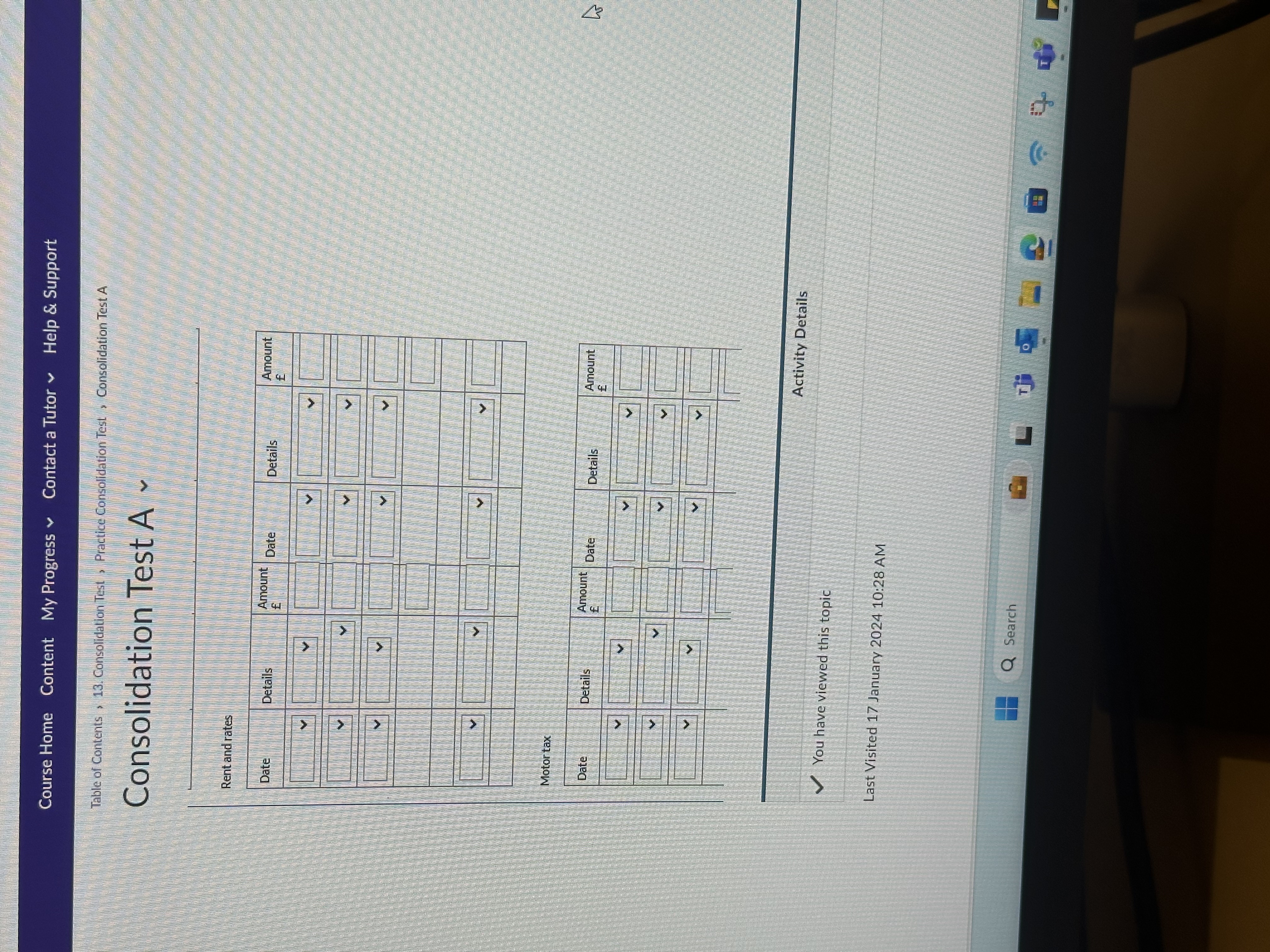 DATA 1 OPENING BALANCES DATA 2 DAYBOOKS DATA B