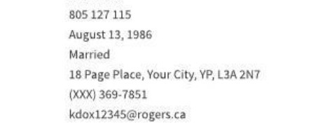 805 127 115 August 13, 1986 Married 18 Page