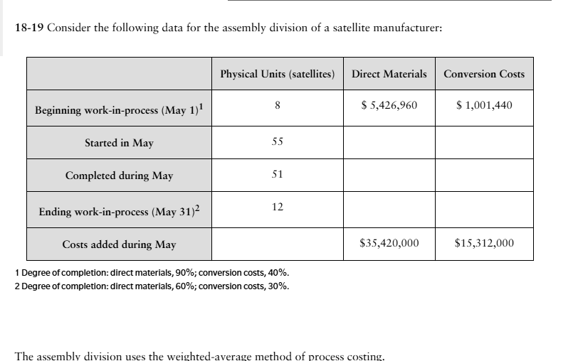 please show all work including formulas used : 1