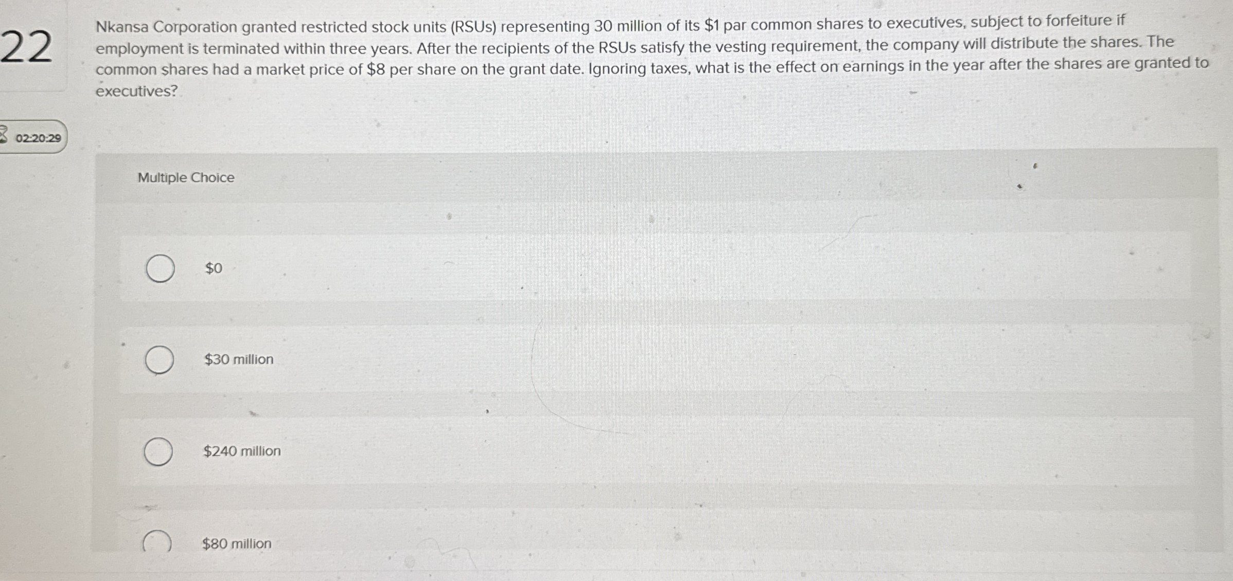 2 2 Nkansa Corporation granted restricted stock