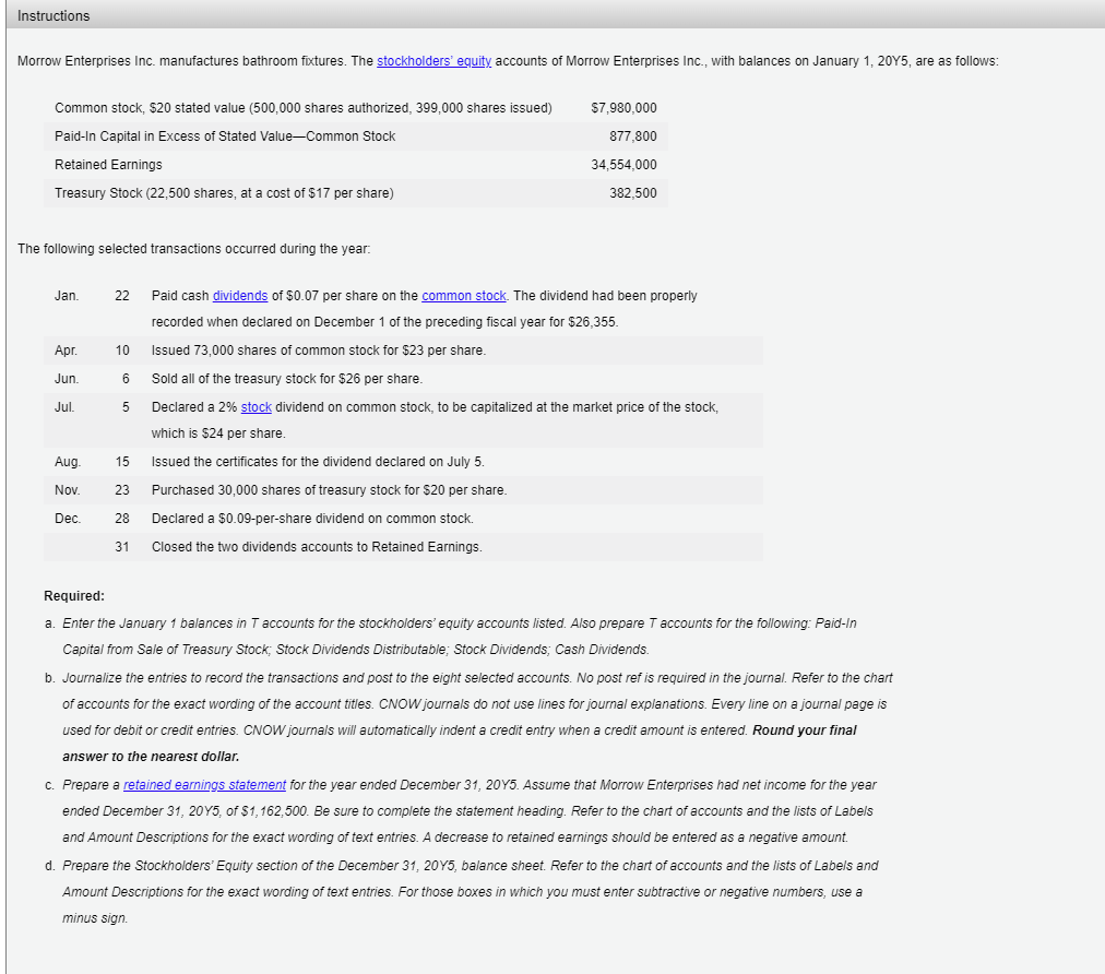 Instructions Morrow Enterprises Inc. manufactures