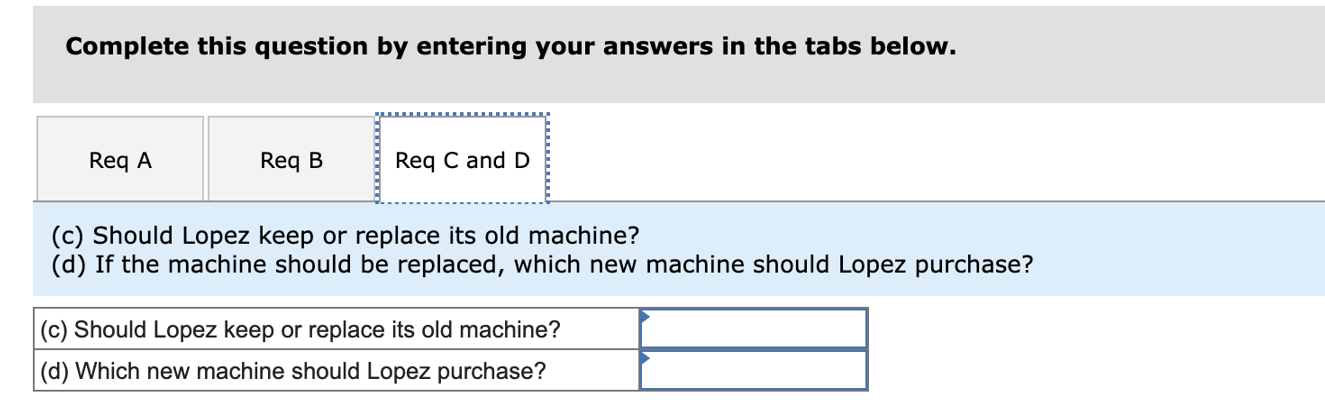please do very fast, please Lopez Company is