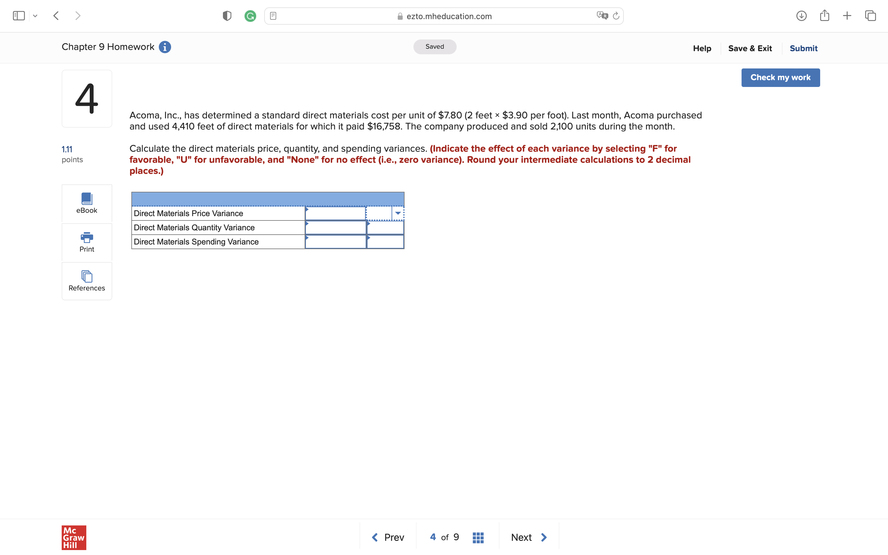 G ezto.mheducation.com CB C OU + Chapter 9