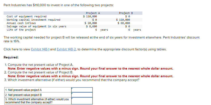 Perit Industries has \ ( \ $ 1 1 0 , 0 0 0 \ ) to