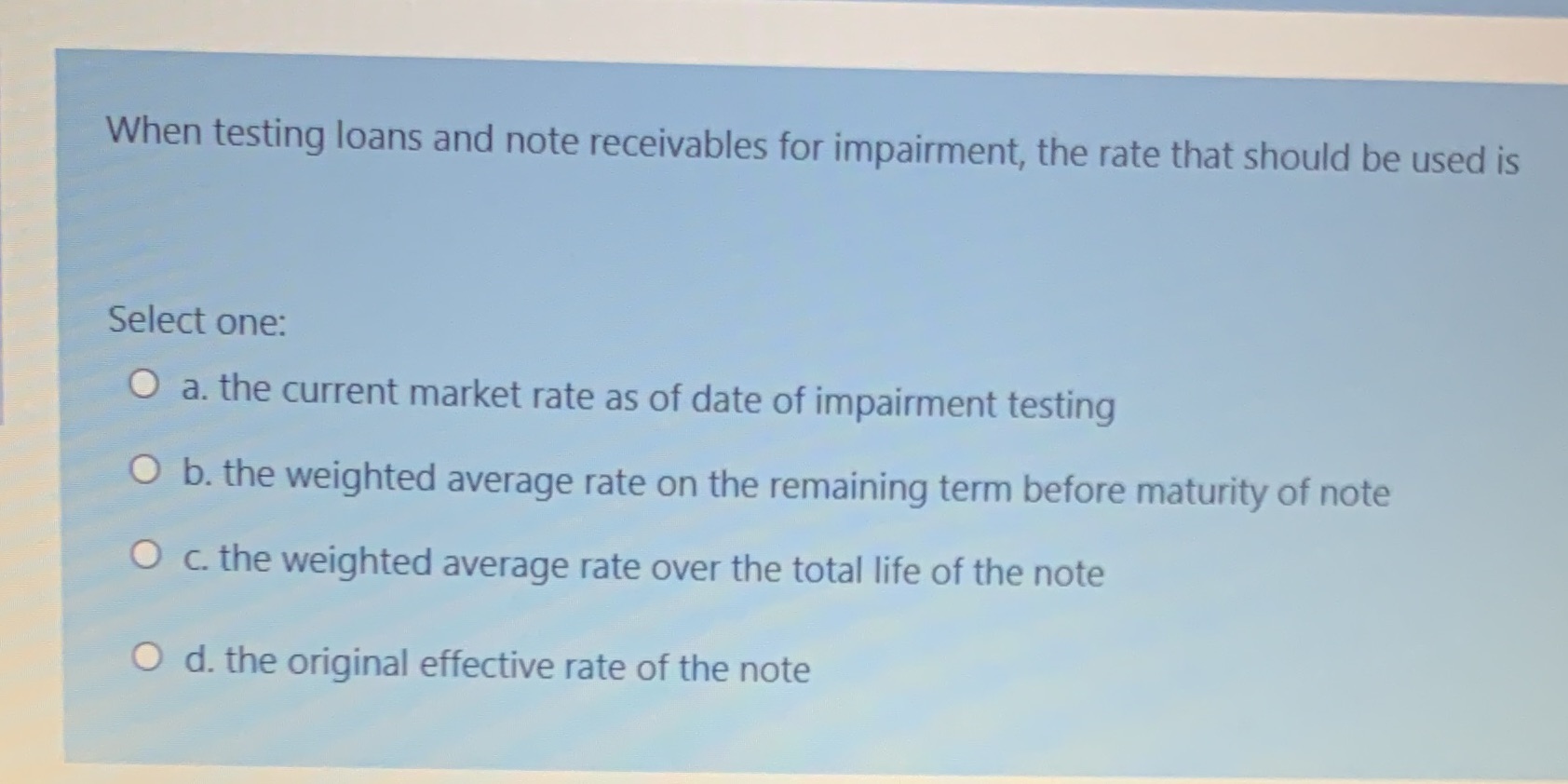 When testing loans and note receivables for