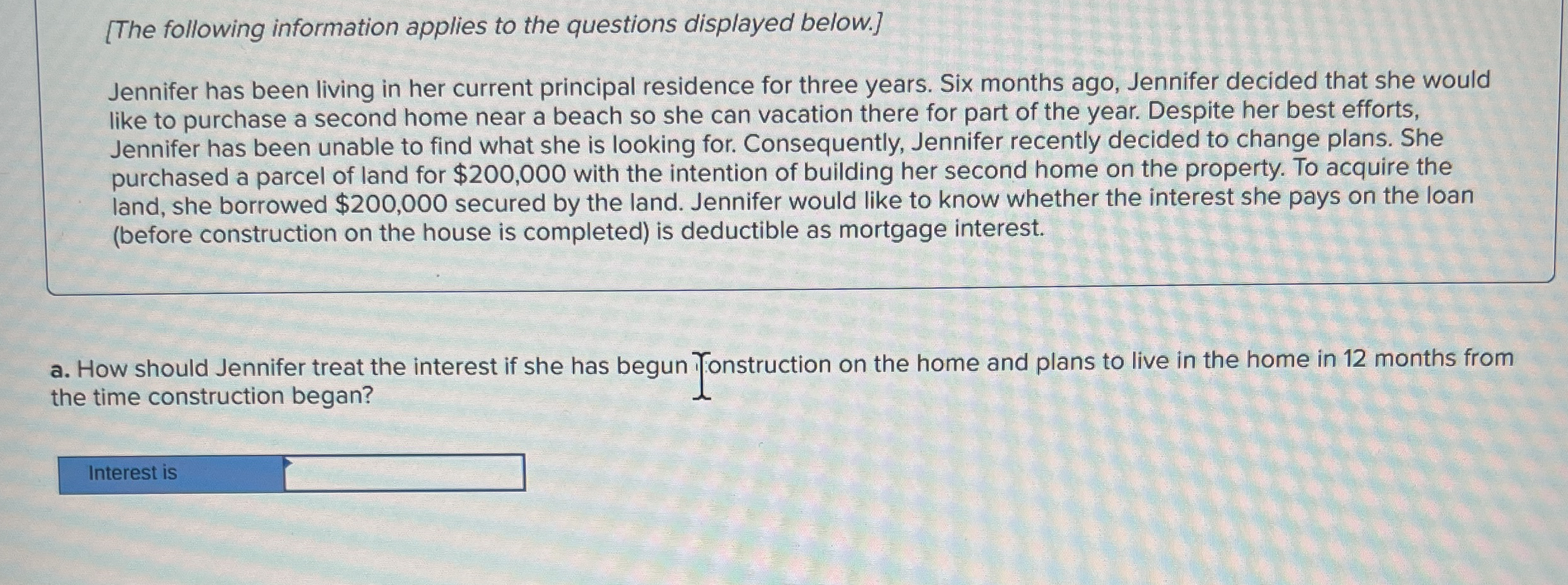 [ The following information applies to the