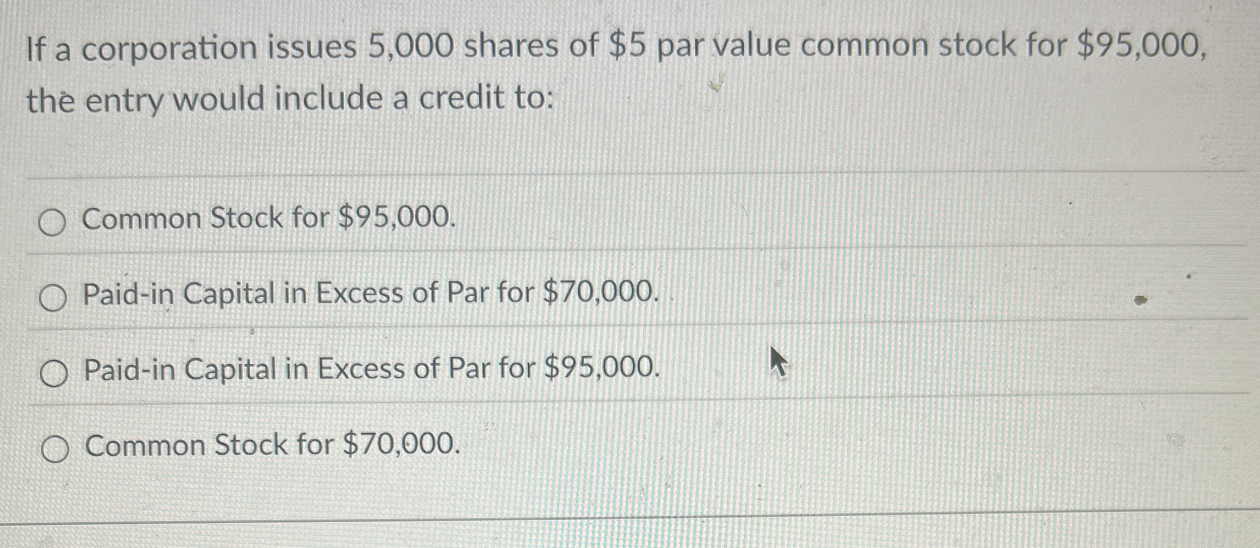 If a corporation issues 5 , 0 0 0 shares of $ 5