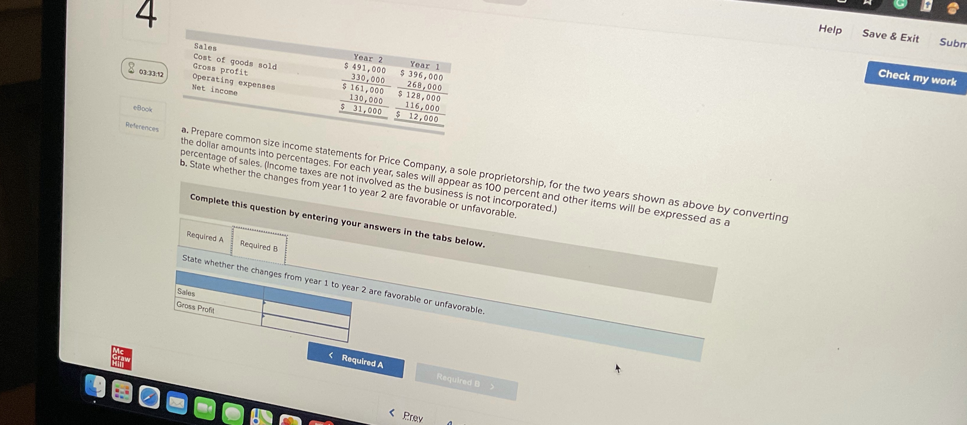 G Help Save & Exit Subm Check my work Year 2 Year