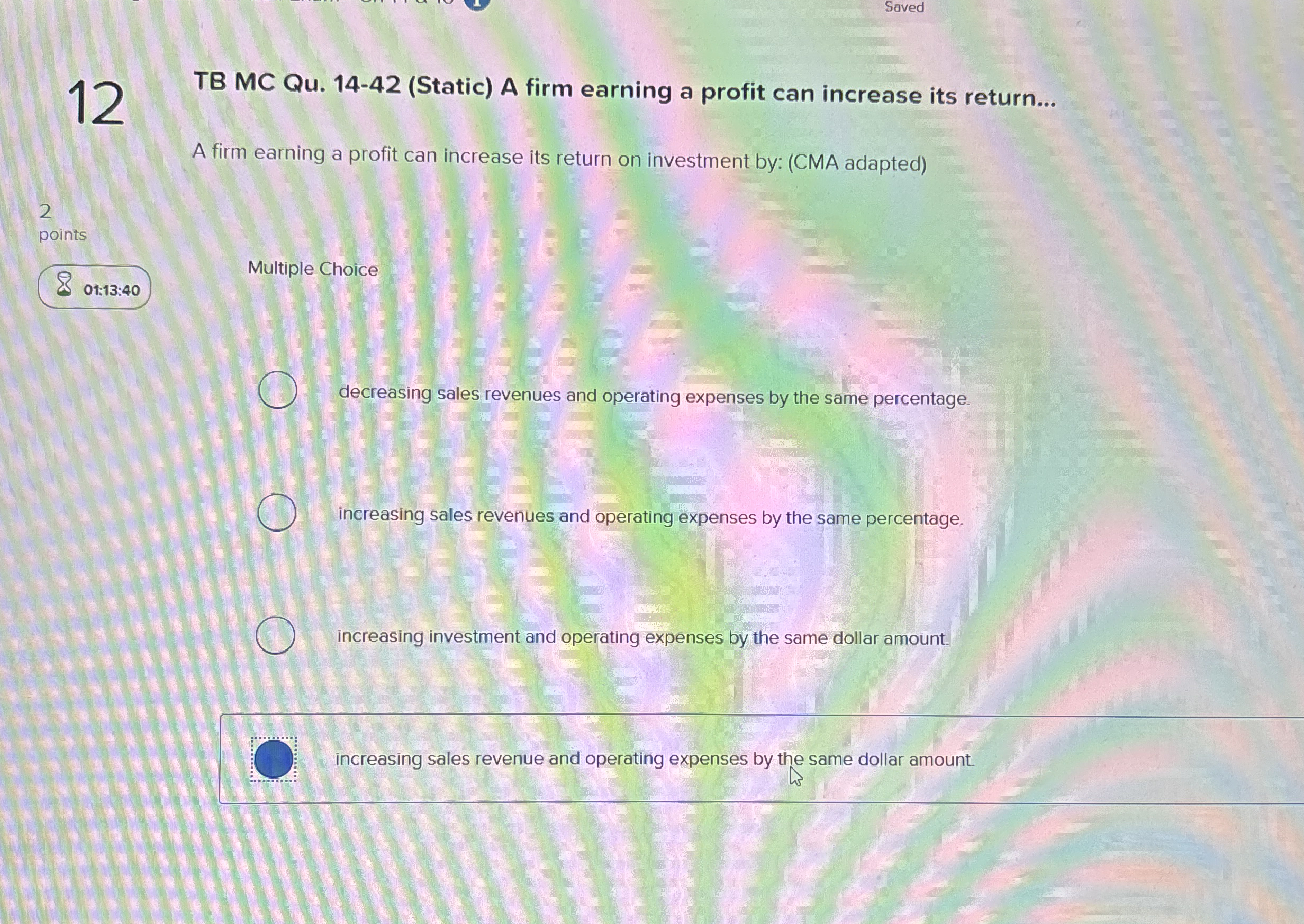 Saved 1 2 TB MC Qu . 1 4 - 4 2 ( Static ) A firm