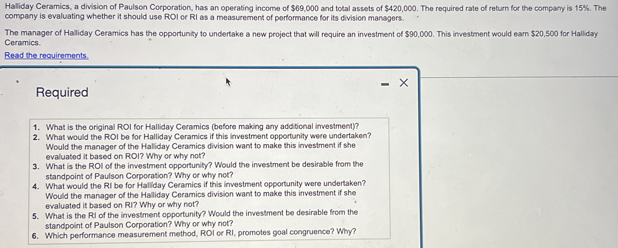 Halliday Ceramics, a division of Paulson