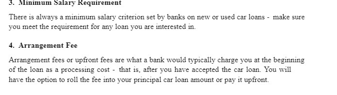 3. Minimum Salary Requirement There is always a