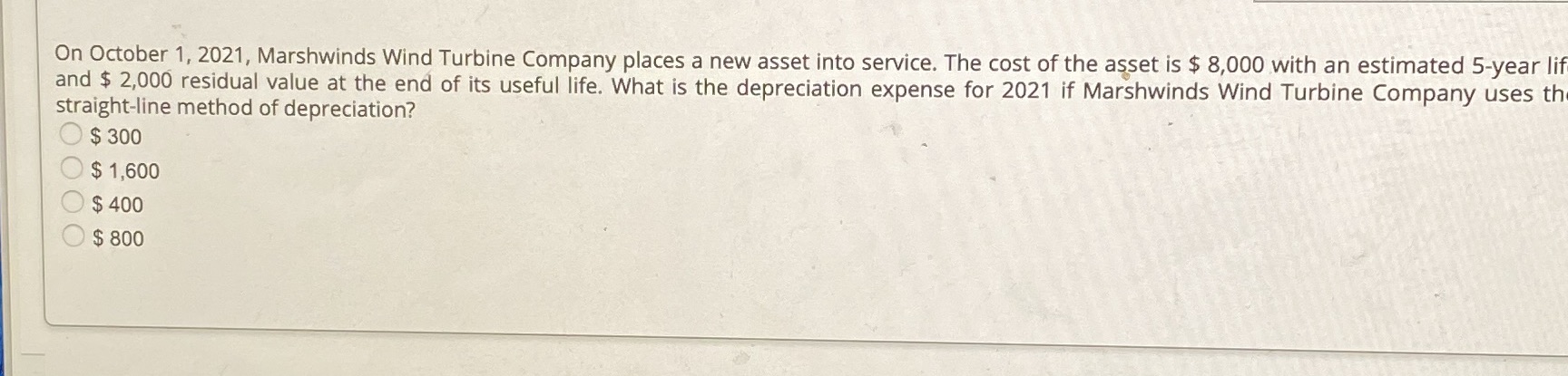 Need help asap please On October 1, 2021,