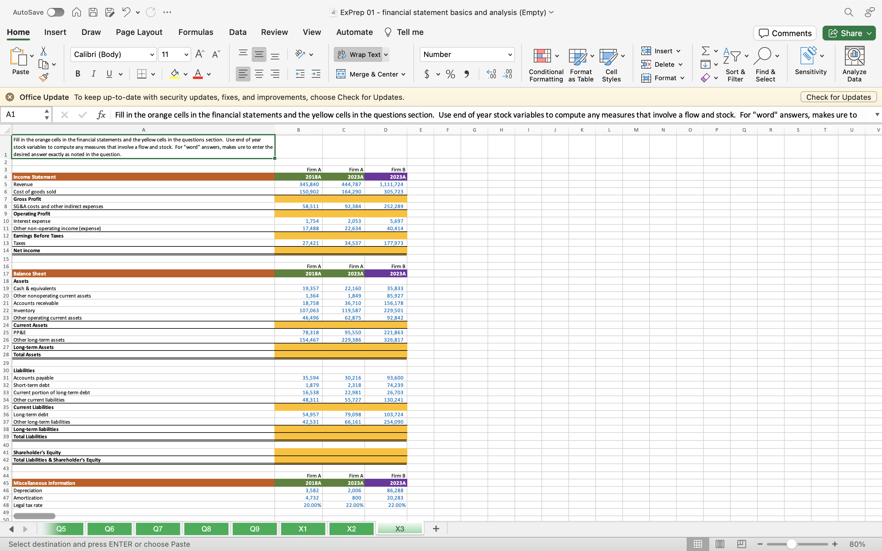 AutoSave all ExPrep Home Insert Draw Page Layout
