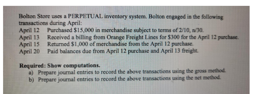 Every entry should have narration please Please