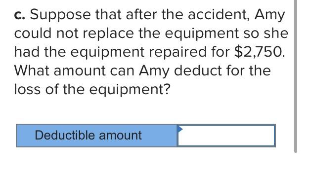 5 This year, Amy purchased $4,500 of equipment
