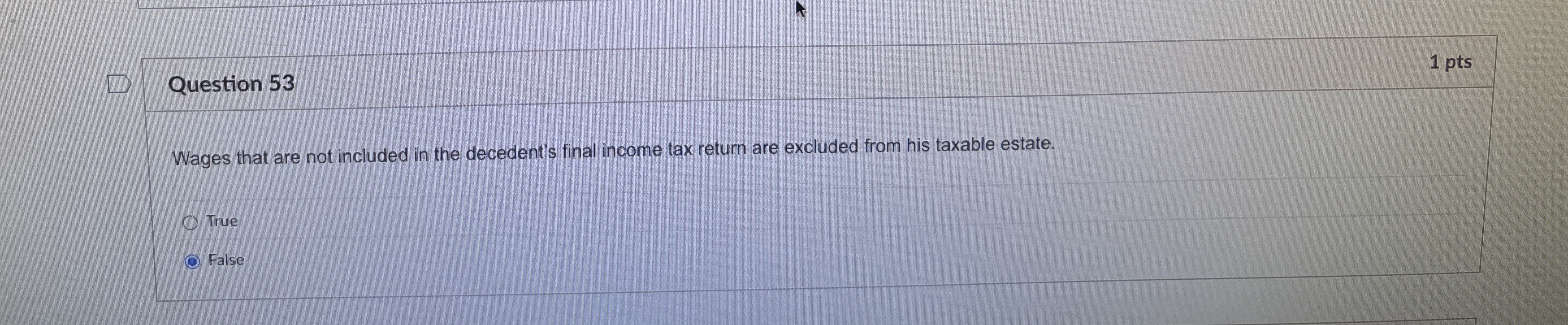 Question 5 3 1 pts Wages that are not included in