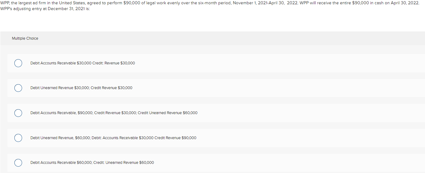 1 Term: (1) Prepaid Expense (2) Accrued Revenue