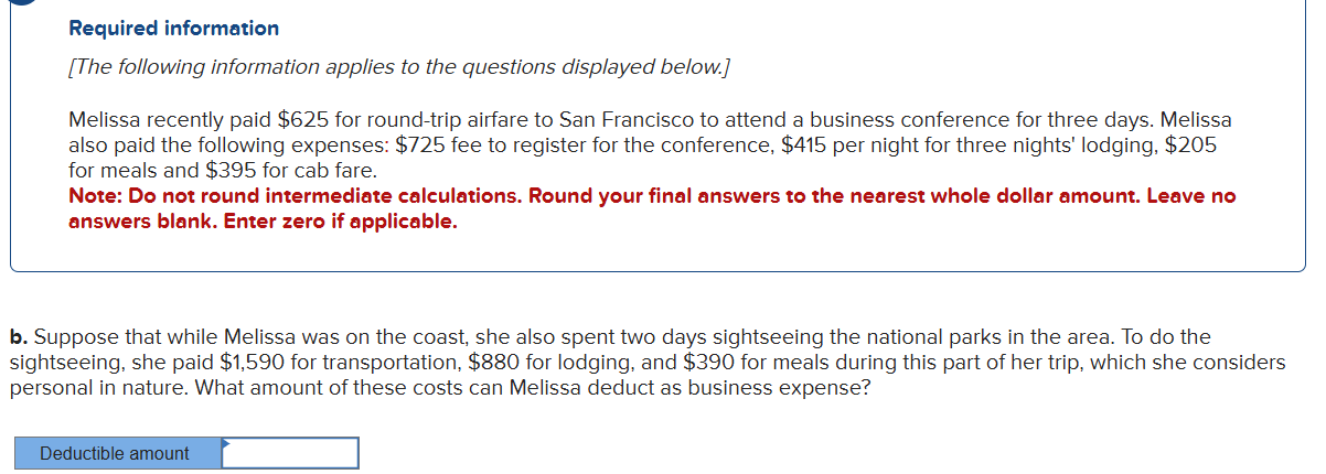 b . Suppose that while Melissa was on the coast,