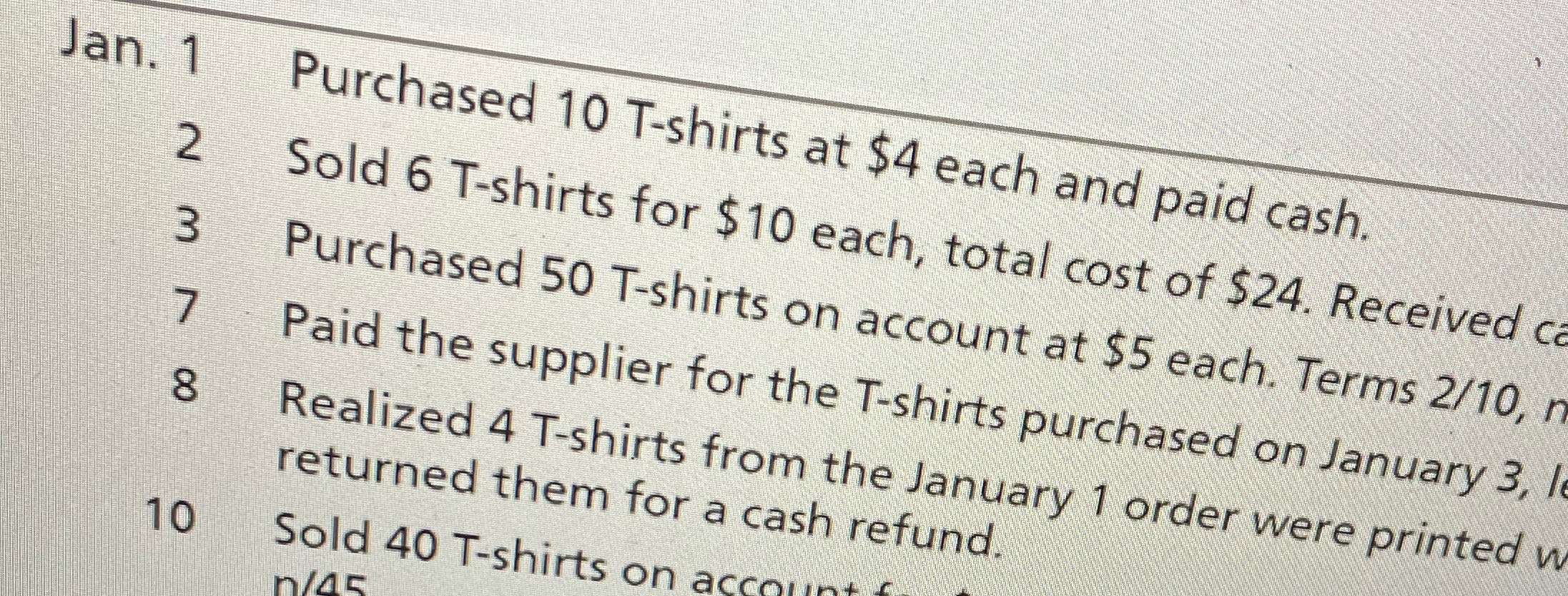 The format for the sales journal is confusing me