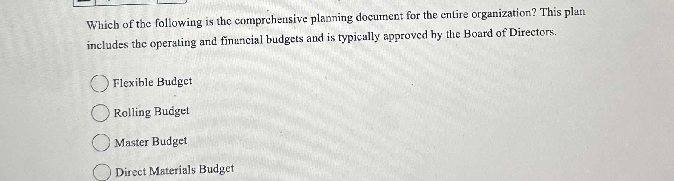 Which of the following is the comprehensive