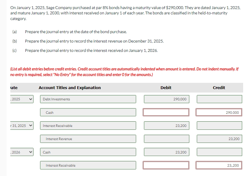 On January 1 , 2 0 2 5 , Sage Company purchased