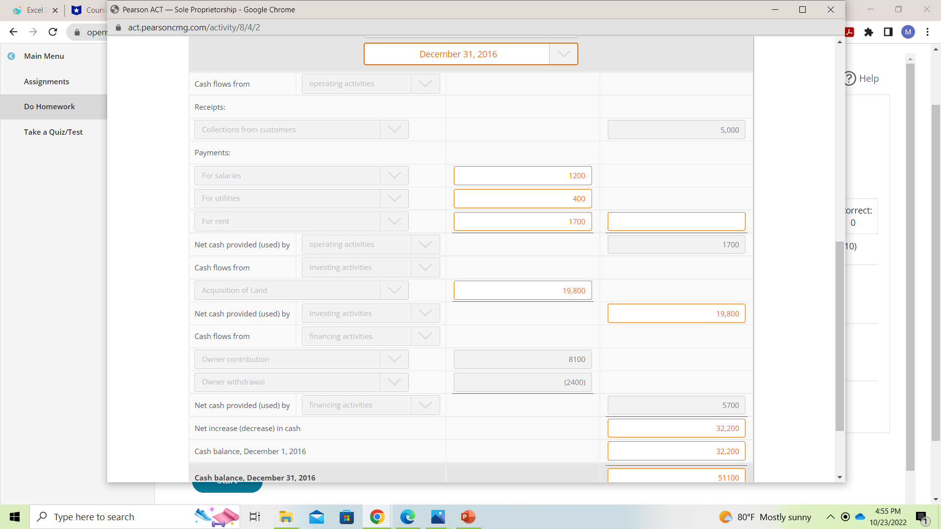Excel X Cours Pearson ACT - Sole Proprietorship -