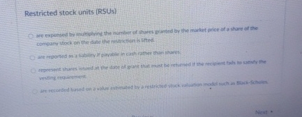 Restricted stock units ( RSUs ) Ateat -