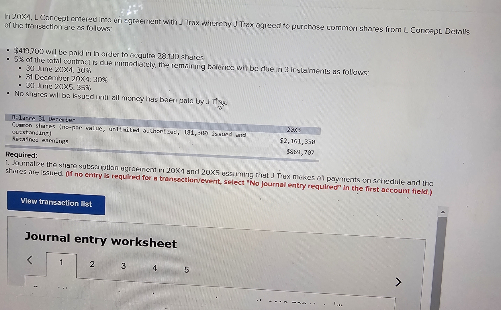 I n 2 0 X 4 , L Concept entered into a n