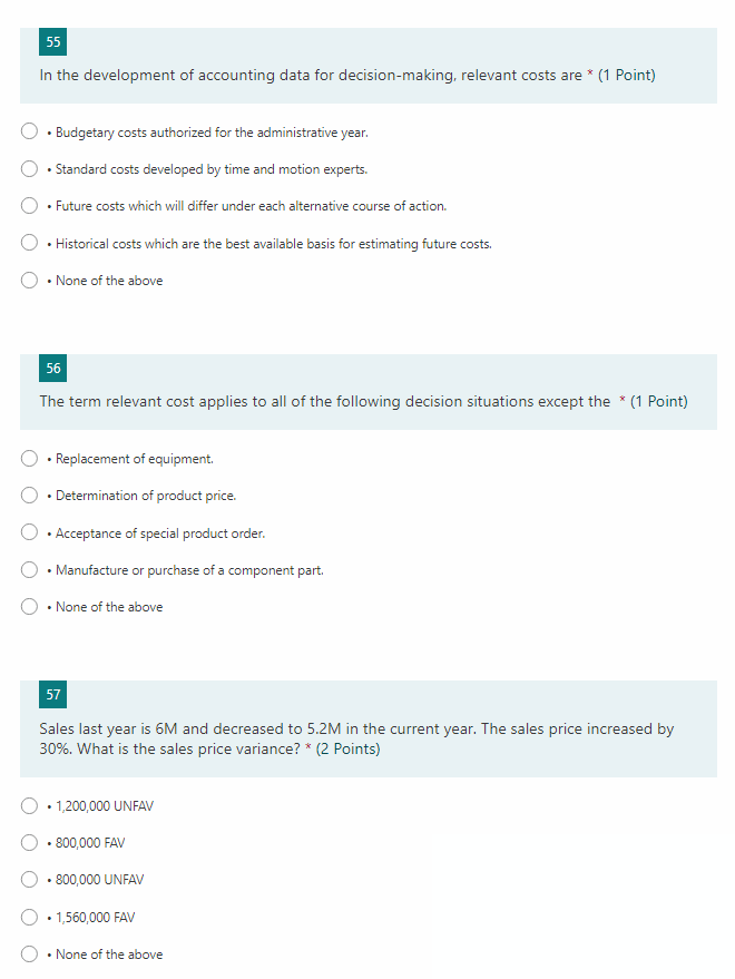 53 The manner of determining whether favorable
