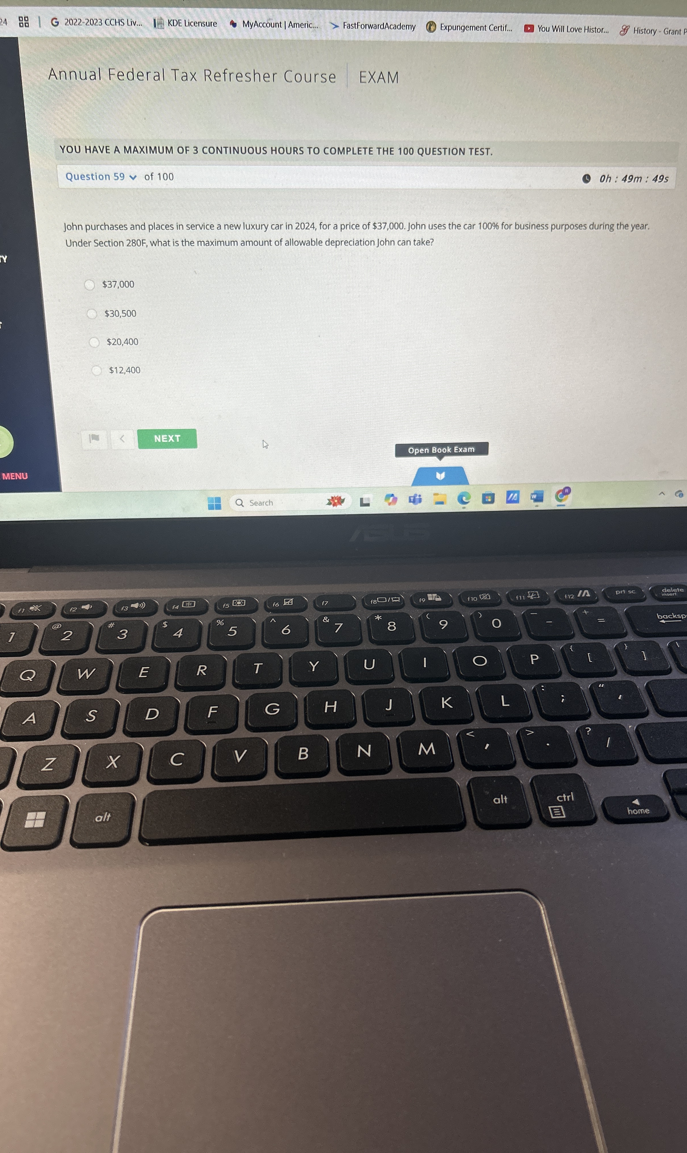 G 2 0 2 2 - 2 0 2 3 CCHS Liv... I I KDE Licensure