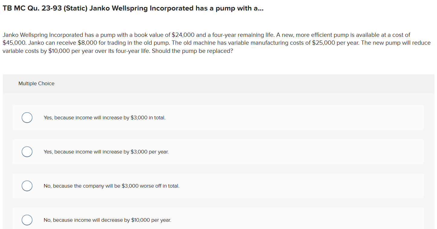 TB MC Qu . 2 3 - 9 3 ( Static ) Janko Wellspring