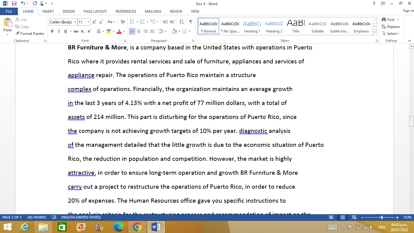 Doc 4 - Word X FILE HOME INSERT DESIGN PAGE