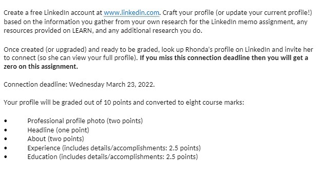 Create a free Linkedin account at