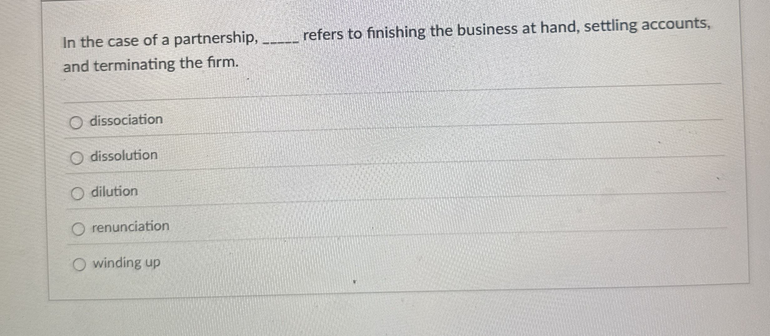 In the case of a partnership, q , refers to