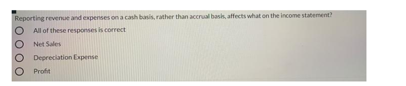 please answer with reason Reporting revenue and