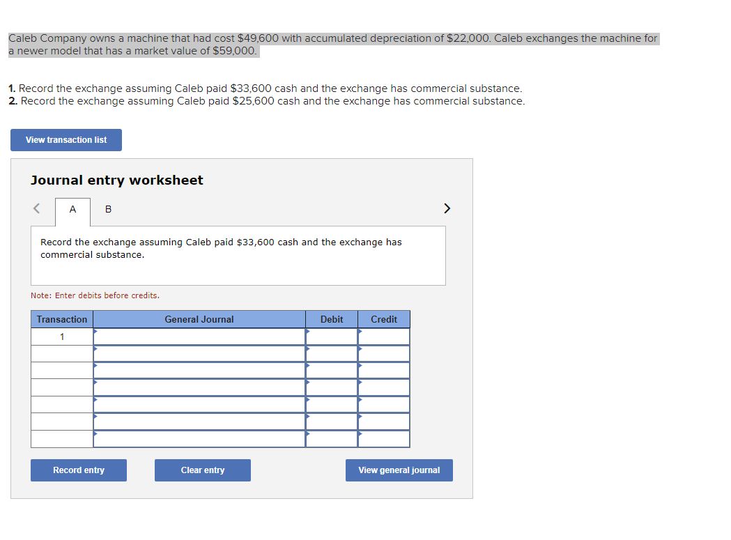 Caleb Company owns a machine that had cost