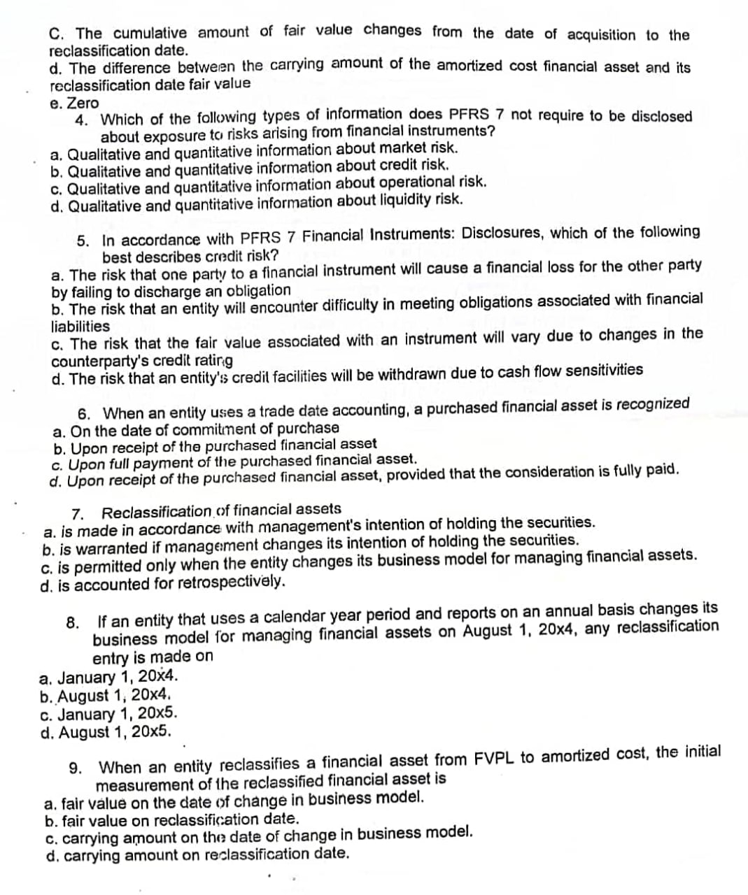 Multiple Choices. Choose the best answer. 1. An