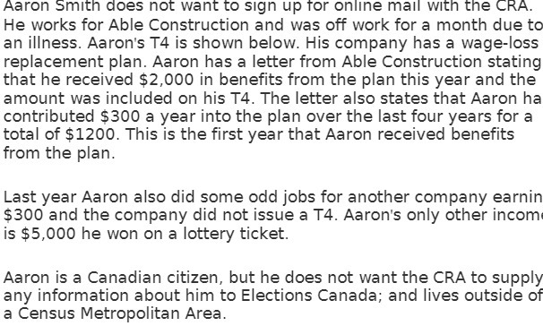 Aaron Smith does not want to sign up tor online