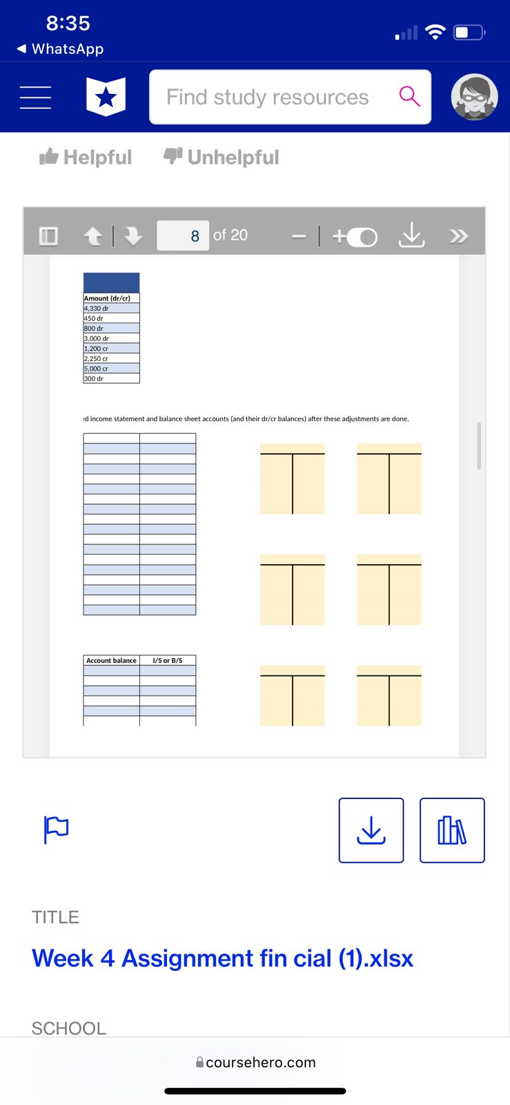 8:35 WhatsApp Find study resources Q Helpful