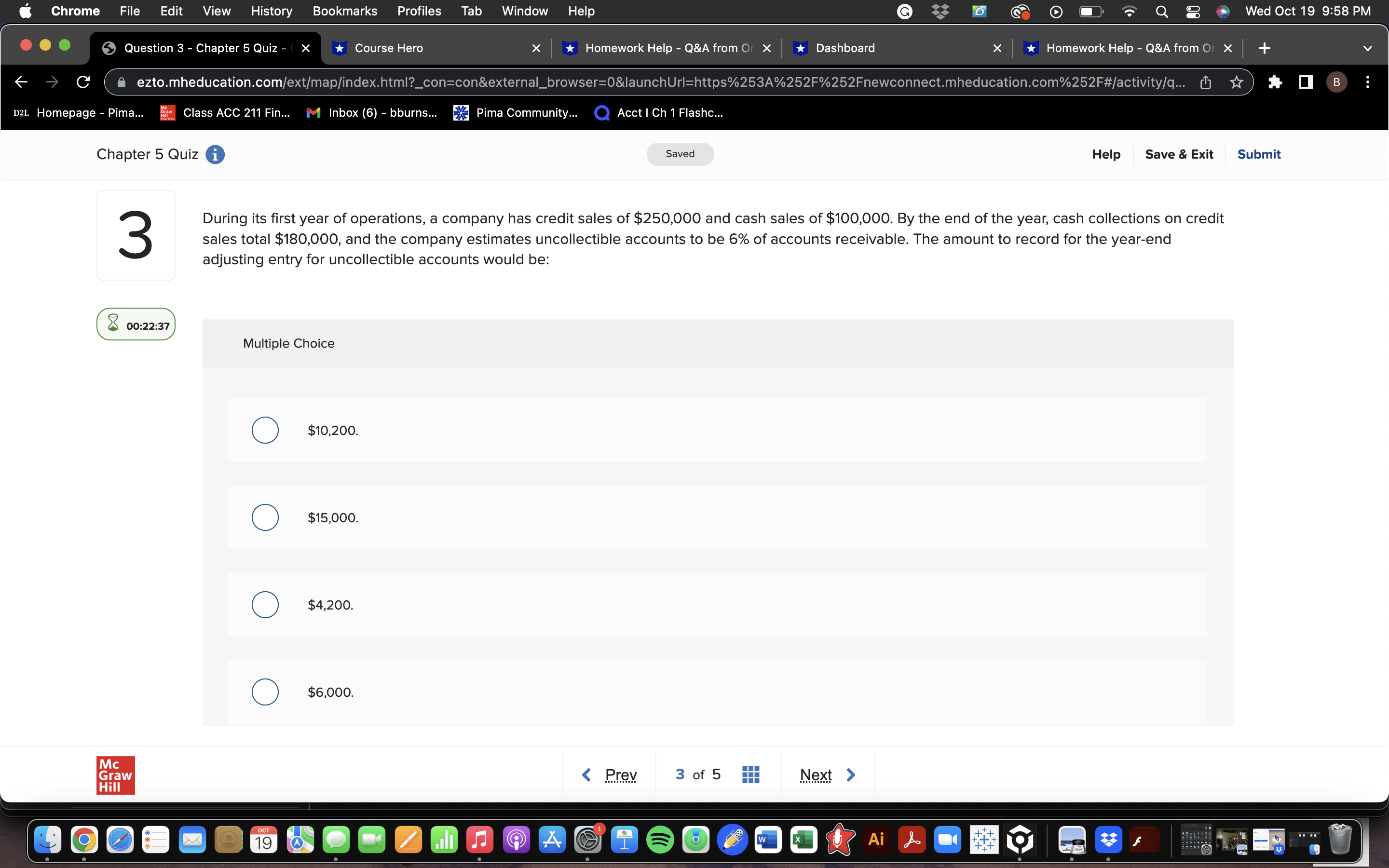 Chrome File Edit View History Bookmarks Profiles