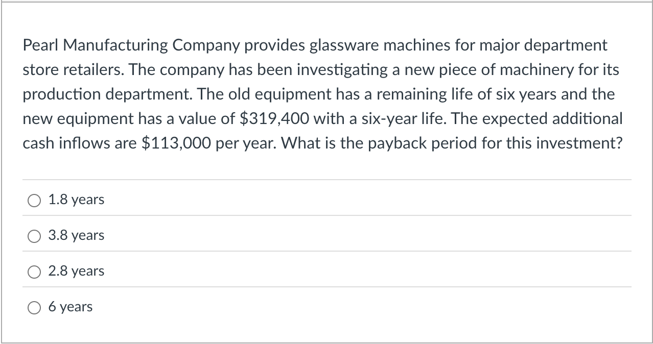 Pearl Manufacturing Company provides glassware