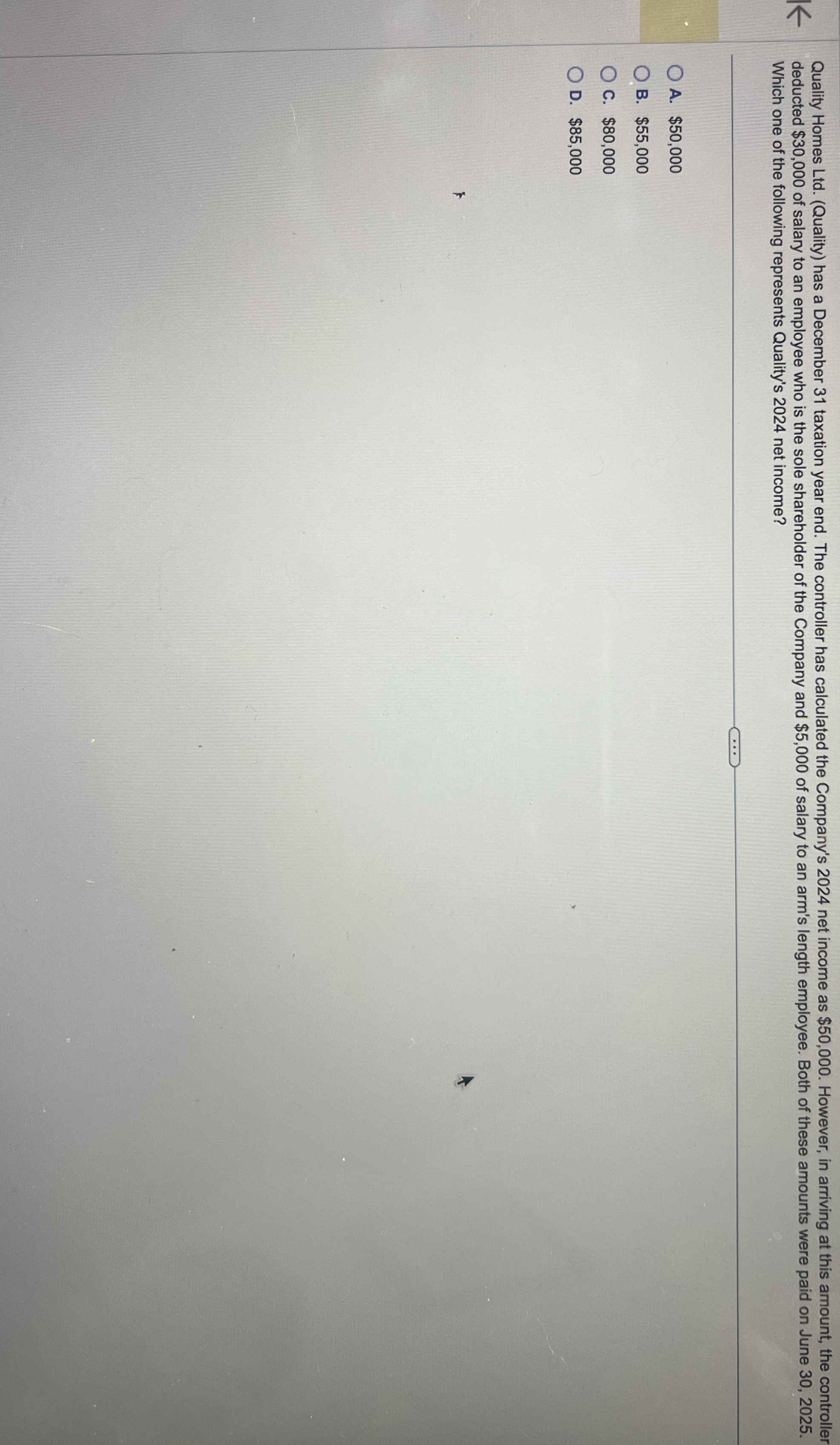 Quality Homes Ltd . ( Quality ) has a December 3