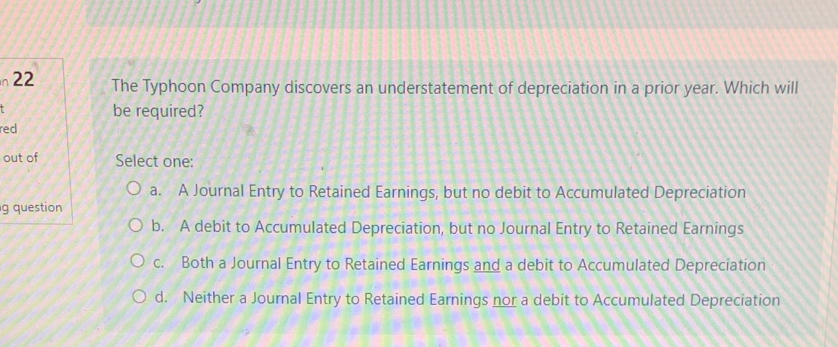 n 22 The Typhoon Company discovers an