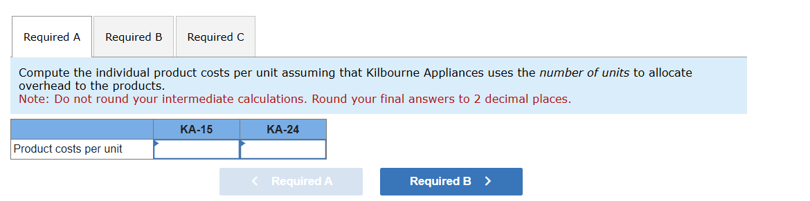 Kilbourne Appliances produces two models of