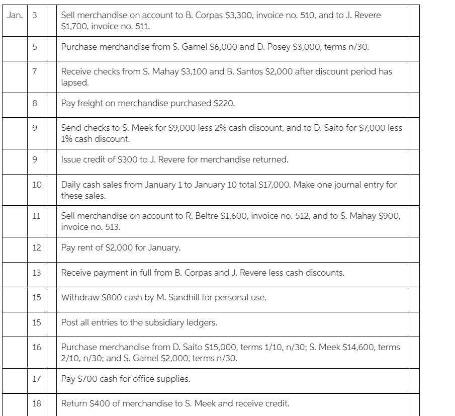 Sandhill Co. uses a perpetual inventory system