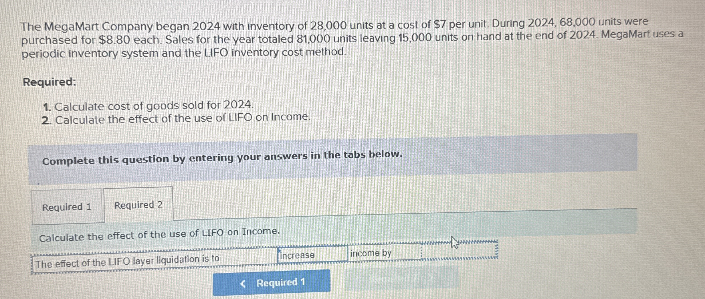 Altira Corporation provides the following